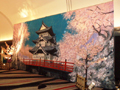 Japanese Theme Backdrop Mt. Fuji Night View Japanese castle SAKURA backdrop Backdrop Theme backdrop